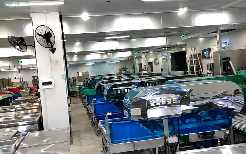 中央廚房毛菜存儲分配設(shè)備