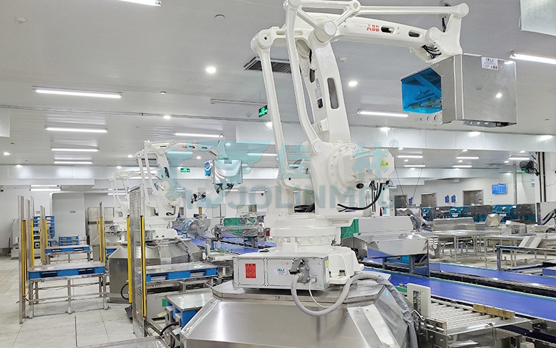 中央廚房凈菜碼垛AGV搬運(yùn)設(shè)備