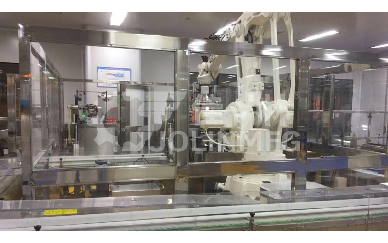 盒類藥品自動(dòng)化后道包裝線