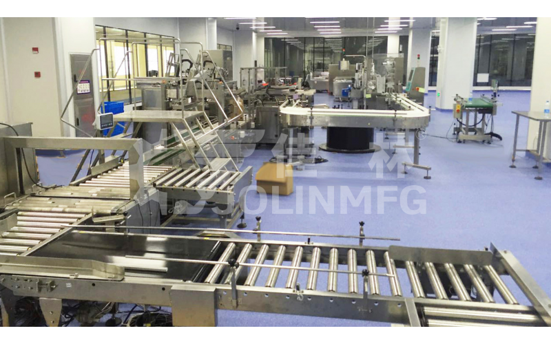 盒類藥品自動(dòng)化后道包裝線