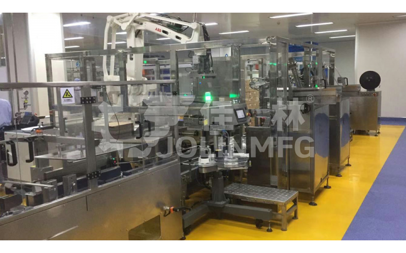 盒類藥品自動(dòng)化后道包裝線